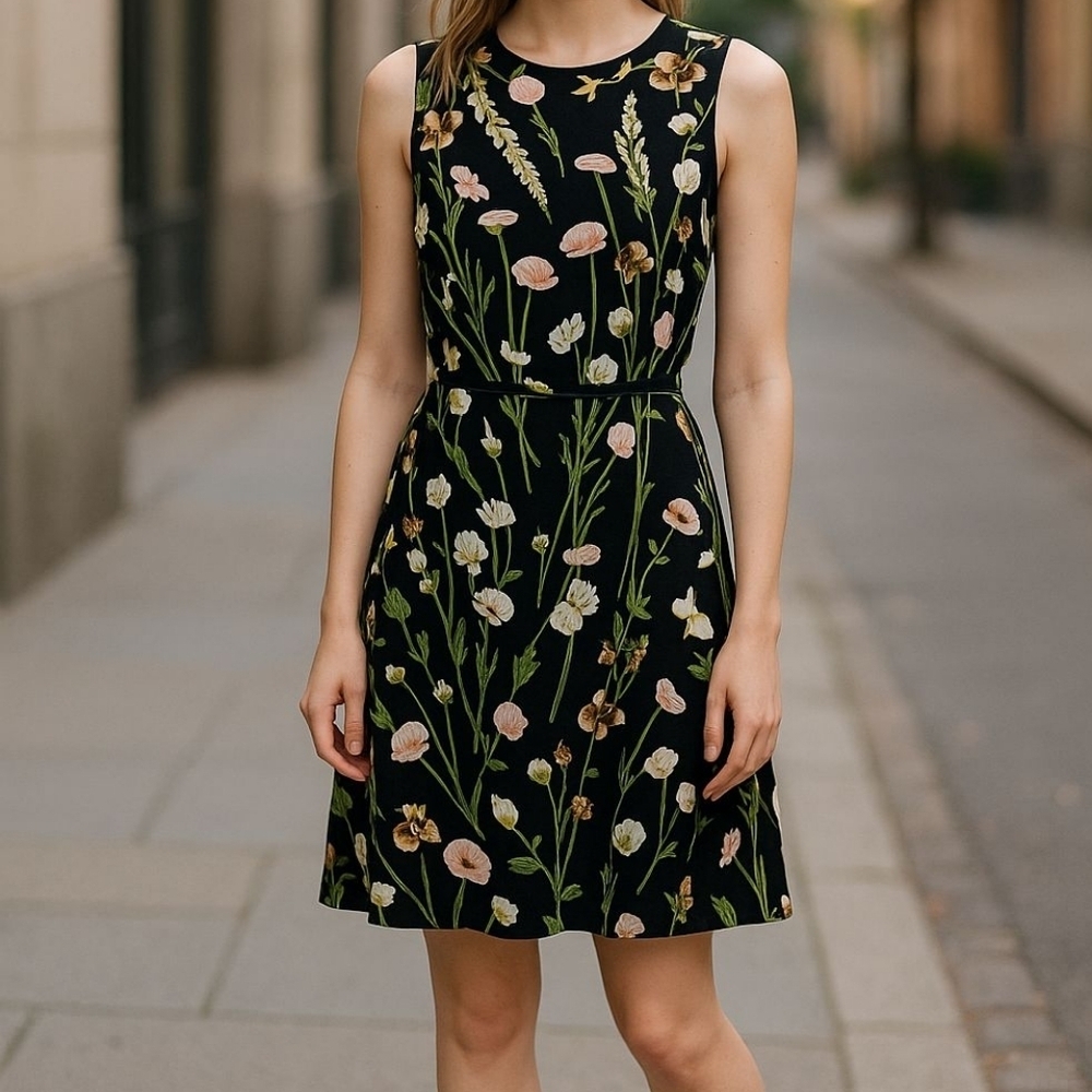 Victoria Beckham For Target Floral Tank Dress - Picture 3 of 3